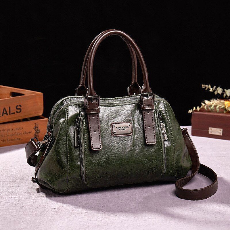 Shoulder Bag Messenger Luxury Handbag Leather Crossbody Polyester Baguette Shape