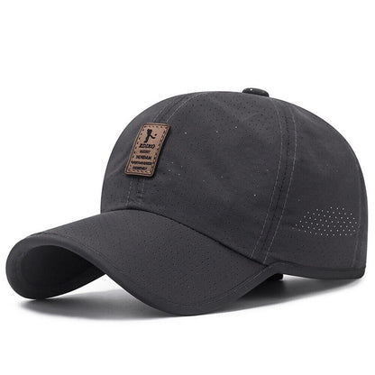 Summer Snapback Quick Dry Mesh Baseball Cap Outdoor Golf Breathable Hat Unisex