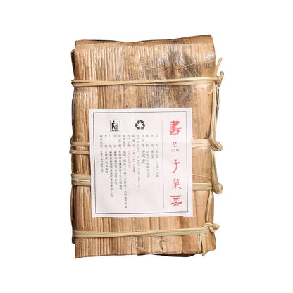 DR. PU'ER TEA Mengku Ba Nuo Yellow Leaf Huang Pian Puer Raw Tea Puerh Brick 500g