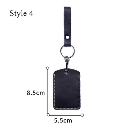 Card Holder Protective Cover Bus Card Cover ID Card Case Keychain Card Bag