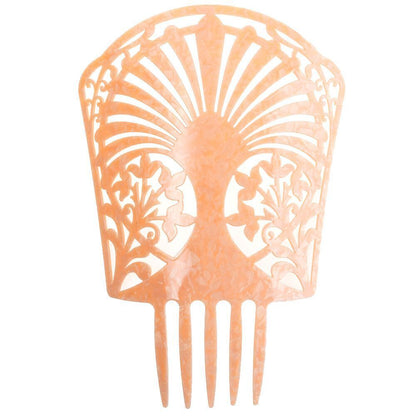 Women Headdress Hair Combs Clips Colorful Acetate Flamenco Accessories 19.5x27cm