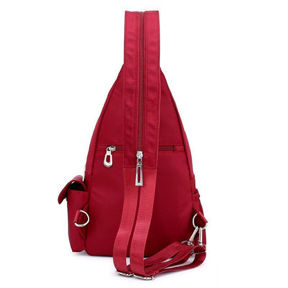 Flower Shoulder Bags Crossbody Chest Bags Multifunctional Backpacks 21*10*37 CM