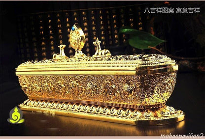 Tibet Tibetan Buddhism Tibetan Incense Burner Alloy Horizontal Incense Burner