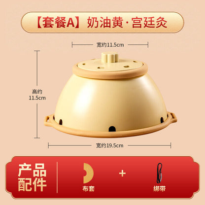 Moxibustion Box Portable Moxa Abdomen Wormwood Strips Pot Mugwort Roll Tool 艾灸艾草