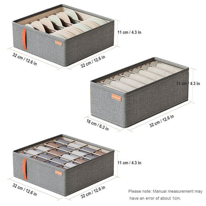 Drawer Organiser Wardrobe Neat Tidy Storage Box for Bra Underwear Socks Storage