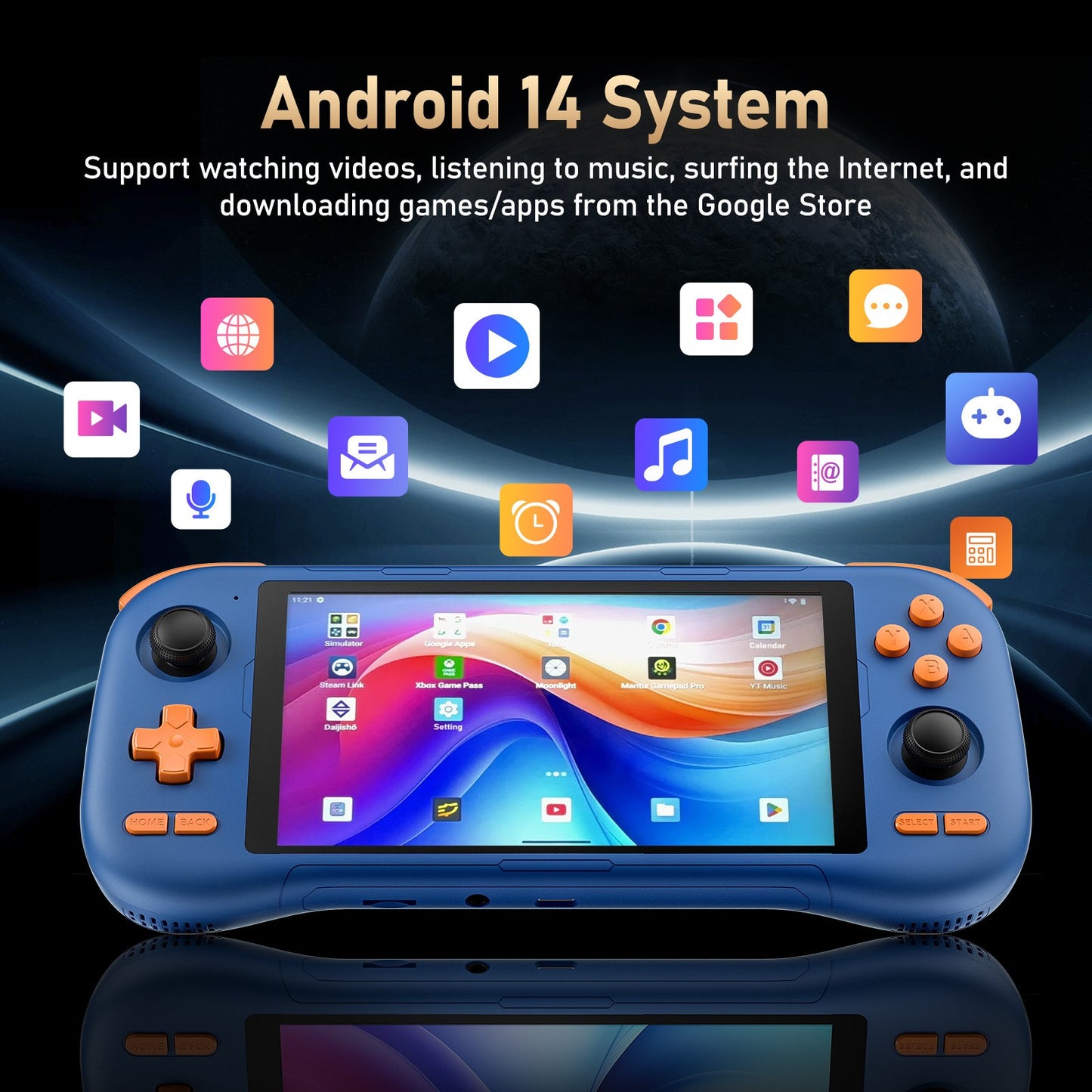 New Upgraded K56 Ultra Retro Handheld Game Console, 128GB Mini Video Game