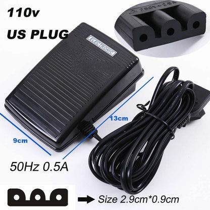 Sewing Machine Foot Pedal Speed Adjust Controller Motor Accessories Power Switch