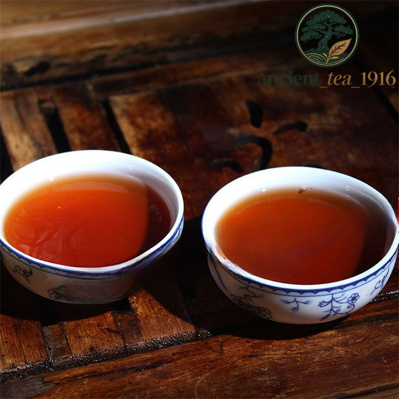 Ripe Pu Erh Tea Brick Yunnan Aged Shu Pu erh Ancient Tree Tea 250g