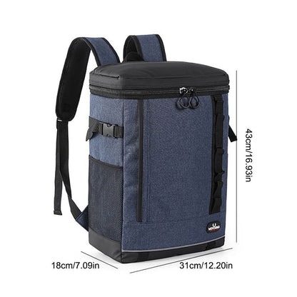 18/24l Thermal Cooler Backpack Large Capacity Camping Cooler Bag Waterproof Kit