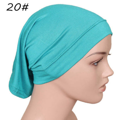 Muslim Head scarf Inner Hijab Caps Islamic Underscarf Ninja Scarf hat Unisex
