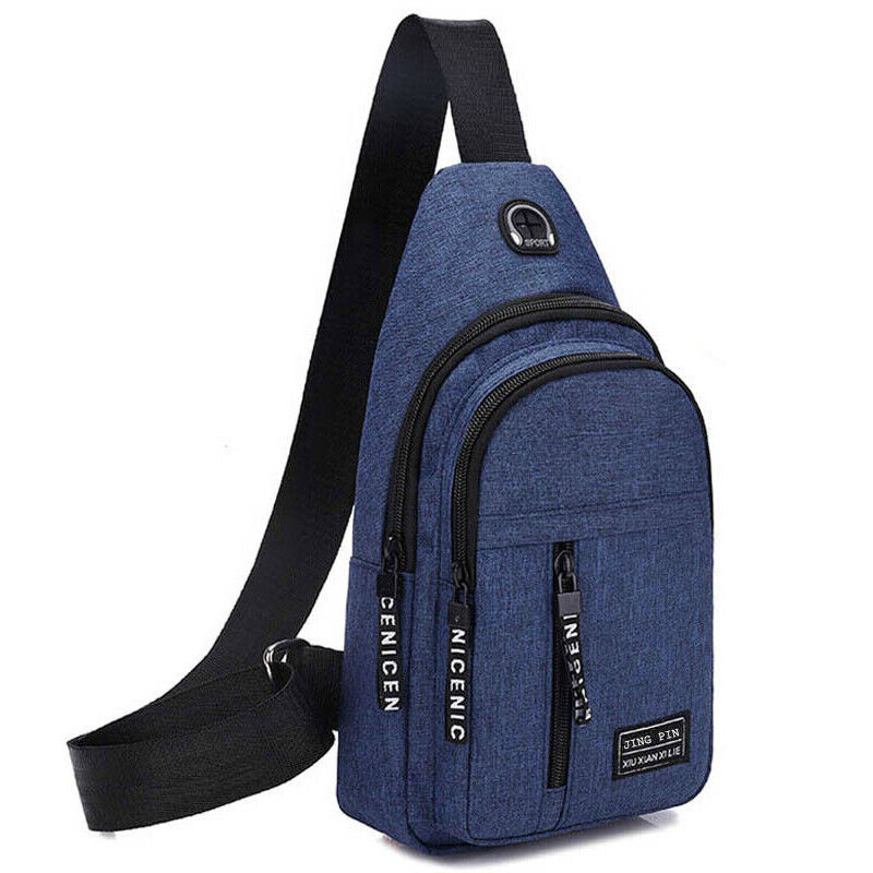 New Men Shoulder Bags Chest Bag Multifuncional Crossbody Bags Travel Sling ~URBT