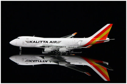 1:400 JC Wings KALITTA AIR BOEING 747-400F Airfreighter Airplane Diecast Model