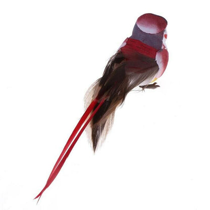 12Pcs Cute Simulation feather foam Bird Mini DIY Artificial Bird Home Decoration