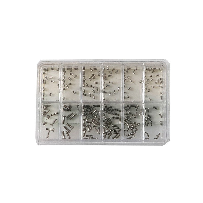 120pcs Assortment Stainless Steel Watch Back Case Cover Repair Screws Mixed Size