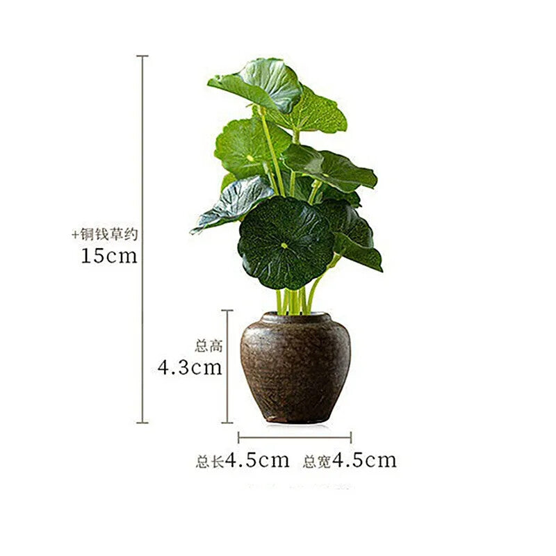 Creative Ceramic Mini Tea Pet Decoration Tea Tray Simulation Flower Small Vase