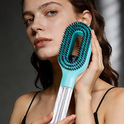 2-in-1 Detangling Spray Comb, Styling Comb, Anti-Frizz Spray Comb