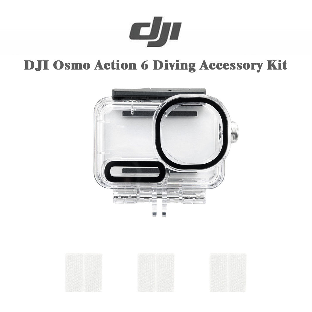 DJI Osmo Action 6 Diving Kit– 60m Waterproof Case, Floating Handle, Anti-Fog