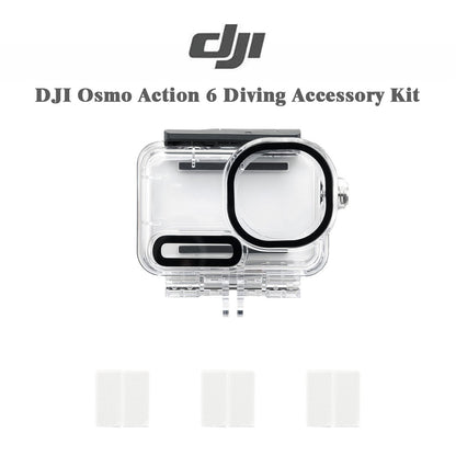 DJI Osmo Action 6 Diving Kit– 60m Waterproof Case, Floating Handle, Anti-Fog