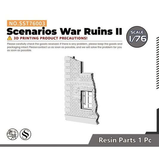 SSMODEL SST76003 1/76 Military Model Scenarios War Ruins II