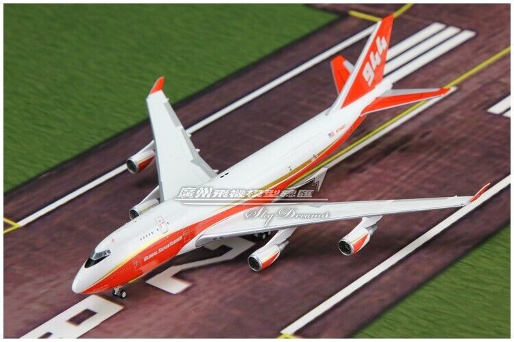 1:400 JC Wings Global Super Tank BOEING 747-400 Airplane Diecast Aircraft Model