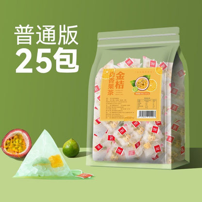 Kumquat Passion Fruit Tea Honey Freeze Dried Lemon Slices Flower and Fruit Tea