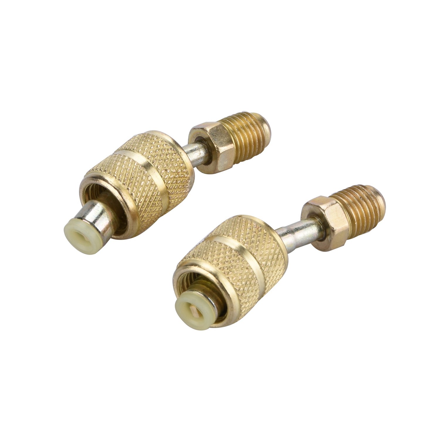 R410a Split Adapter Swivel Curve 5/16" Female 1/4" Male Charging Vacuum Port