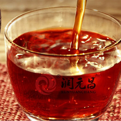 Menghai Hao Yun * 2018 RUN YUAN CHANG Pu-erh Tea Ripe Puer Pu'er Cake 357g