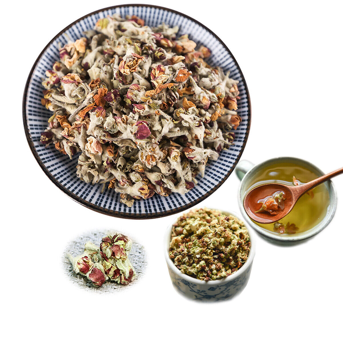 New Flower Tea Apple Blossom with Rose Tea Organic Flower Herbal Tea Chinese-