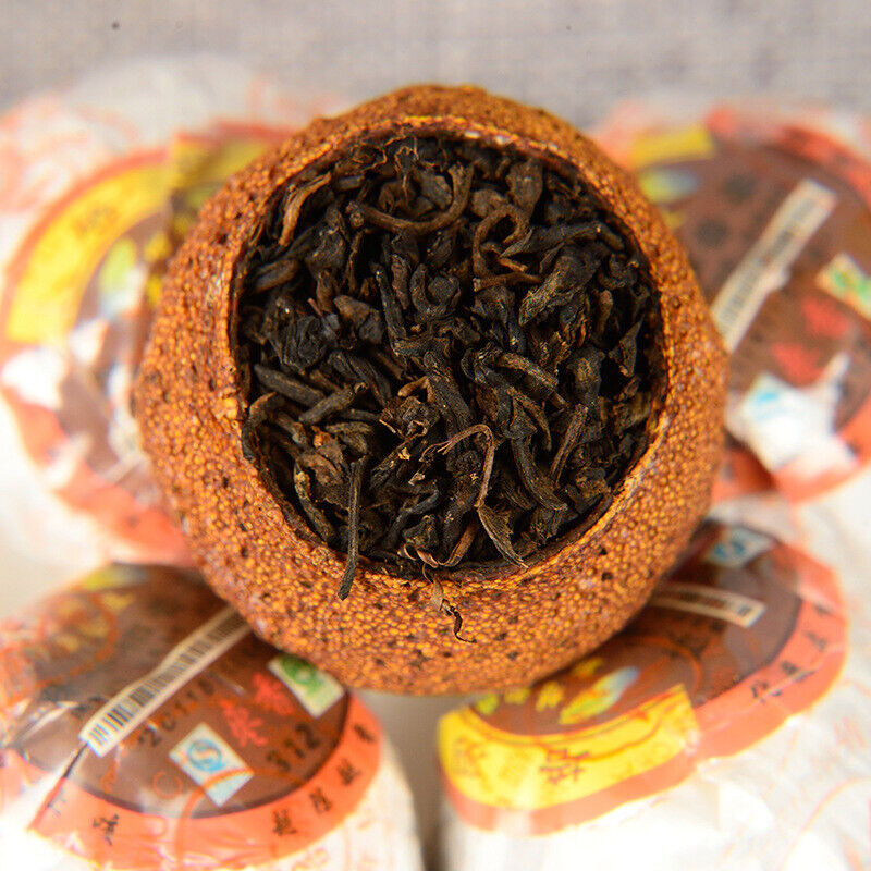 Xinhui Aged Chenpi Ripe Puer Tea Orange Skin Puerh Pu'er Loose Tea PEI YU 312