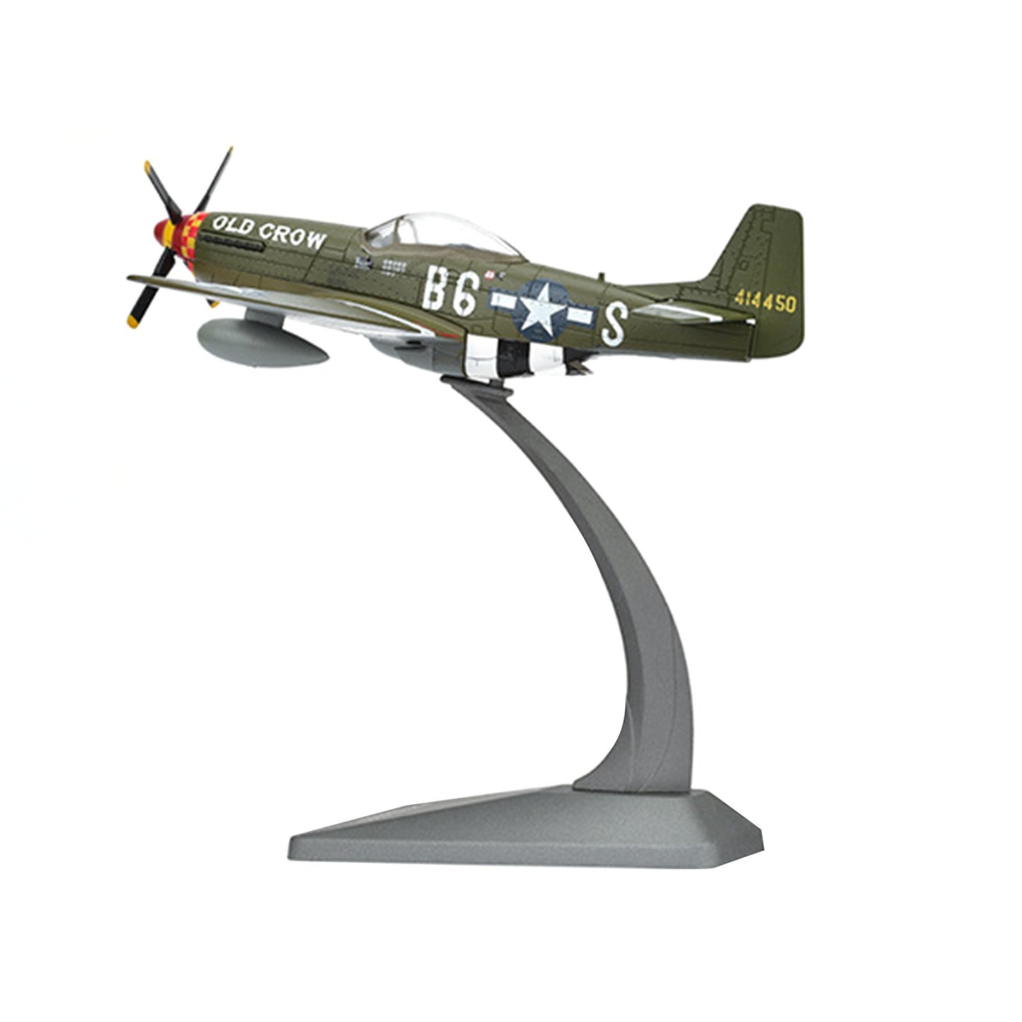 New 1:72 P51 Mustang Fighter Alloy Aircraft Model Plane Souvenir Static Display