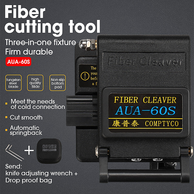 AUA-60S Fiber Cleaver Cable Cutter Three-in-one Fixture of Bare Optical Fiber