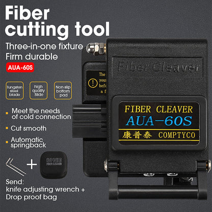 AUA-60S Fiber Cleaver Cable Cutter Three-in-one Fixture of Bare Optical Fiber