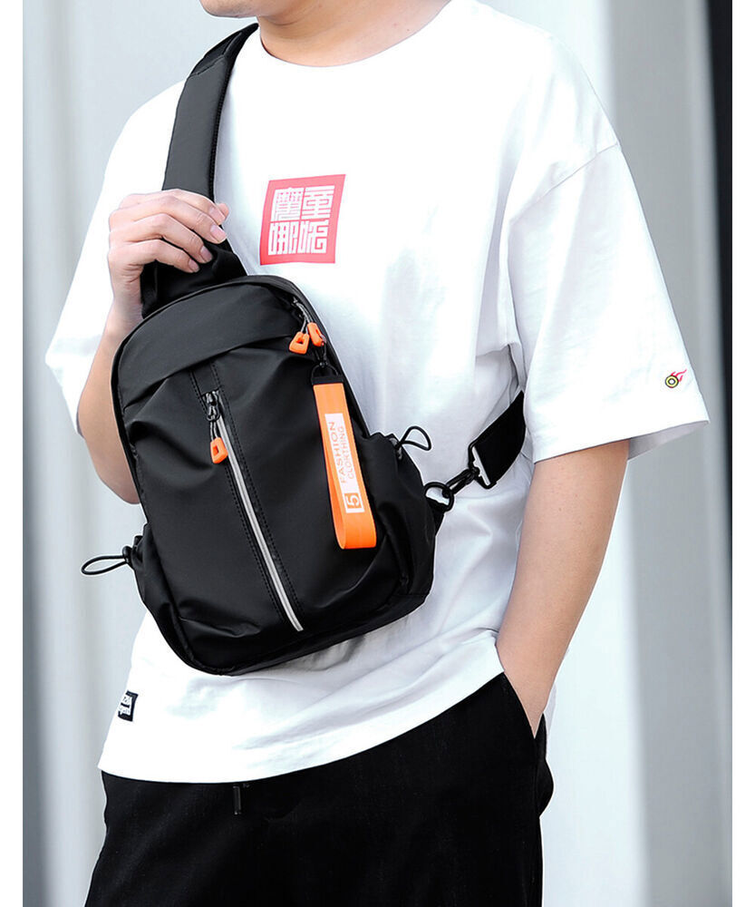 Men Women Sling Bag Chest Fanny Packs Cross Body Small Shoulder Travel Backpack