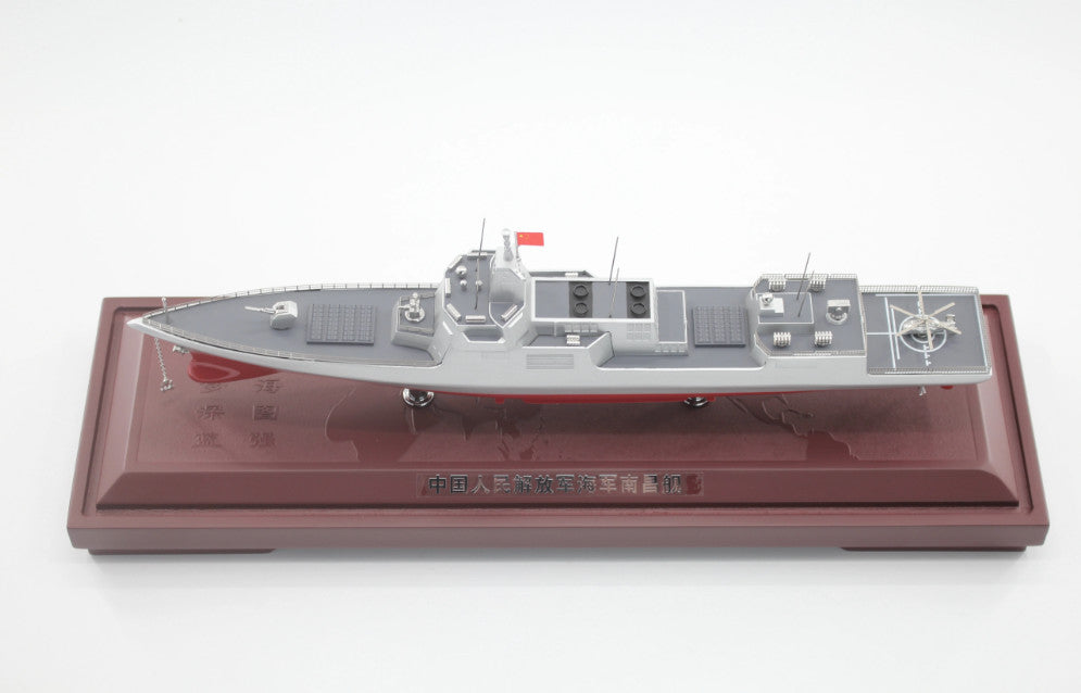 1:450 46CM Type 055 Guided Missile Destroyer Nanchang 101 Warship Diecast Model