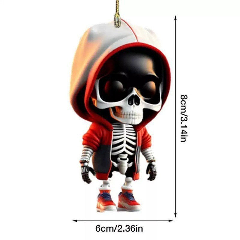 Hot selling Skull Head Car Pendant Car Pendant Decoration