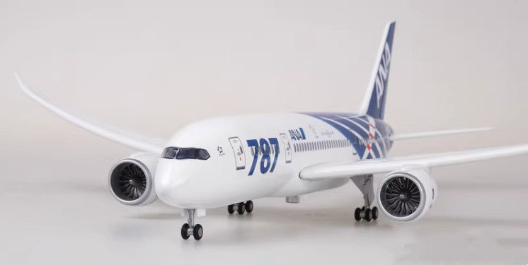 1:130 43CM ANA BOEING 787 Airplane Landing Gear Resin Aircraft Aeroplane Model