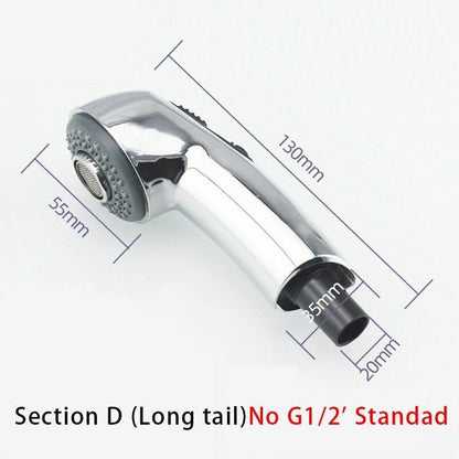ABS Kitchen Tap Pull Out Parts Faucet Replacement Accessories Small Nozzle Head