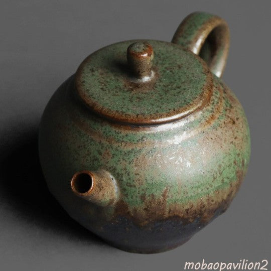 200ml Ceramic Teapots Unique Glazed Gongfu Tea Bronze Green Tea Pot