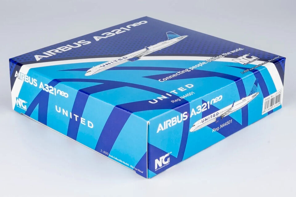 1:400 NG Model UNITED AIRBUS A321NEO Passenger Airplane Diecast Aircraft Model