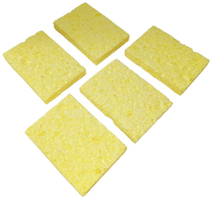5 Pack Soldering Iron Tip Cleaning Sponge (2" x 2.75" x 0.40"), Ideal for 060842