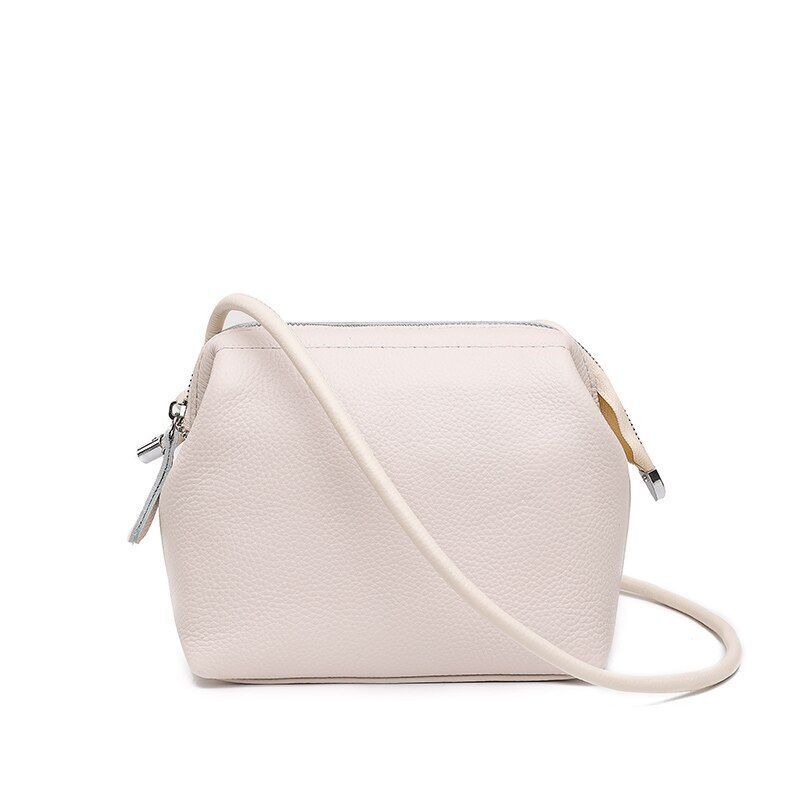 Leather Handbag High Quality Soft Cowhide Shoulder Bag Luxury Messenger Bags 1PC