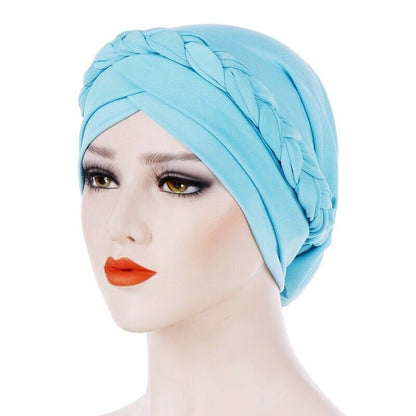 Turban Hat Hat Baotou Hat Caps Head Wearing Comfort Beautiful Colorful Fashion