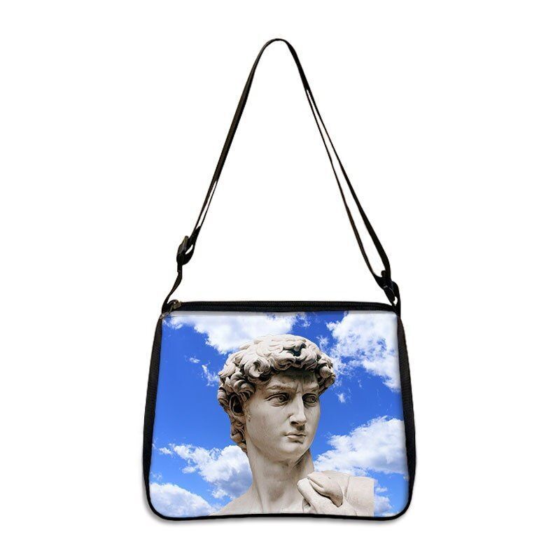 Famous Paintings Handbag Women Shoulder Bags Shopping Bag Canvas Pouch Zipper