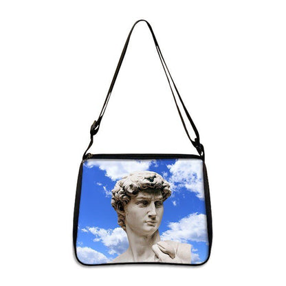 Famous Paintings Handbag Women Shoulder Bags Shopping Bag Canvas Pouch Zipper