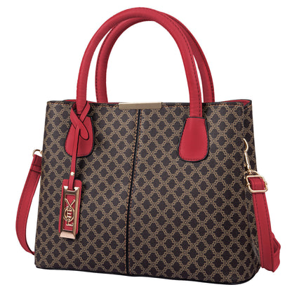 Women Tote Handbag Top Handle Satchel PU Leather Shoulder Messenger Bag Purse