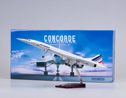 1:125 50CM AIR FRANCE Concorde Airplane Landing gear Resin Aircraft Model