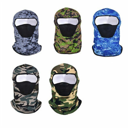 Full Face Cover Balaclava Hat Tactical Winter Cycling Sun Protection Scarf Warm