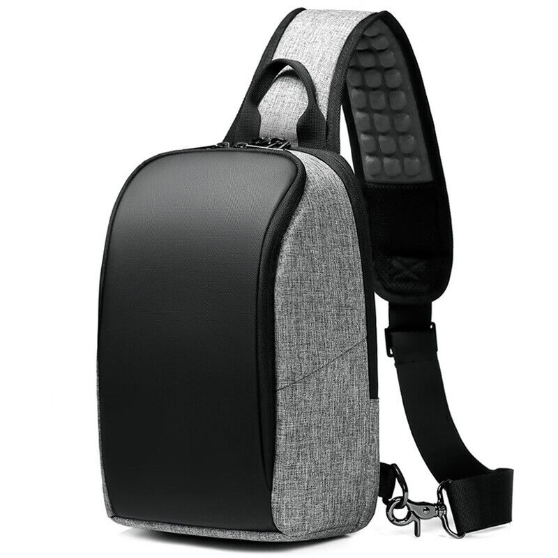Men's Sling Backpack Oxford cloth Waterproof Crossbody Bag USB Port Outdoorsport
