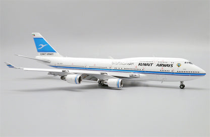 JC Wings Kuwait Airways for Boeing 747-400 9K-ADE Flaps Down 1/400 Plane Model