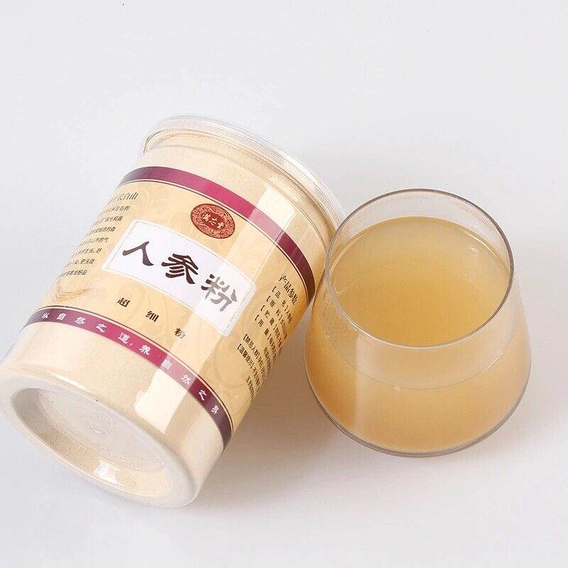 250g/500g White Ginseng Roots Powder Panax Ginseng Roots Powder Bai Ren Shen